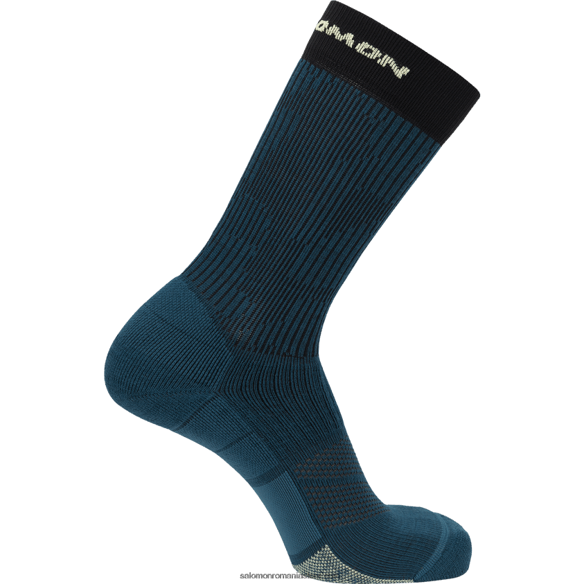 Salomon iris pacific/negru adânc/galben șosete bărbați - x ultra crew 6D8X2J468