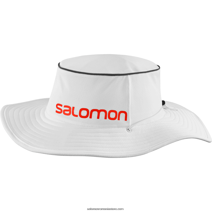 Salomon alb/aliaj pălărie bărbați - s/lab speed bob 6D8X2J431
