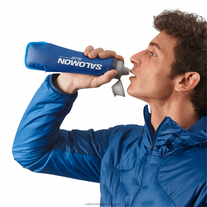 Salomon albastru clar accesorii de hidratare bărbați - balon moale 400ml/13oz izolat 42 6D8X2J387