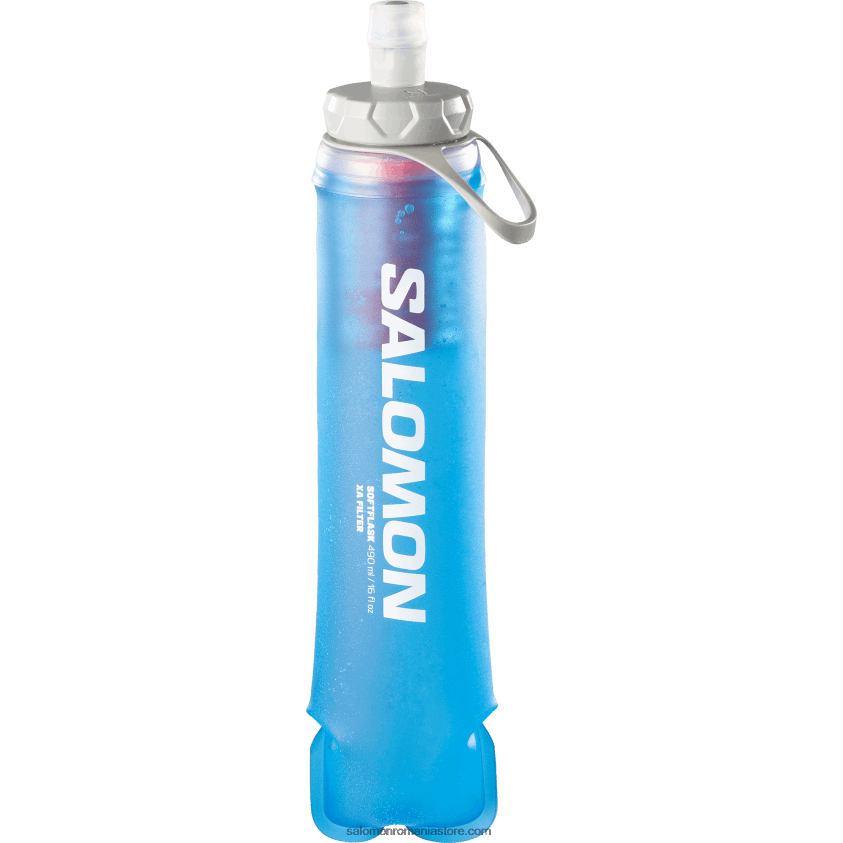 Salomon albastru clar accesorii de hidratare bărbați - soft flask xa filter 490ml/16oz 42 6D8X2J1208
