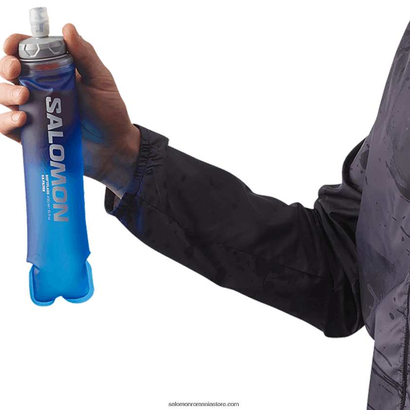 Salomon albastru clar accesorii de hidratare bărbați - soft flask xa filter 490ml/16oz 42 6D8X2J1208