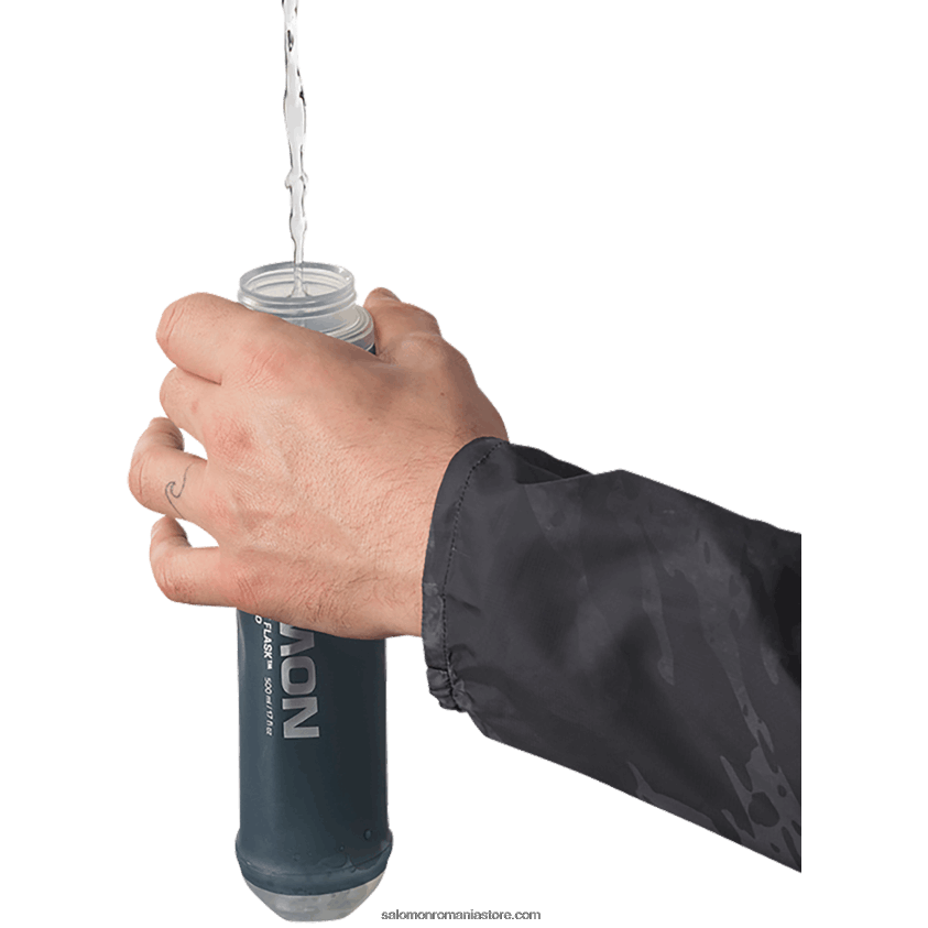 Salomon gri ardezie accesorii de hidratare bărbați - balon moale 500ml/17oz viteza 42 6D8X2J393