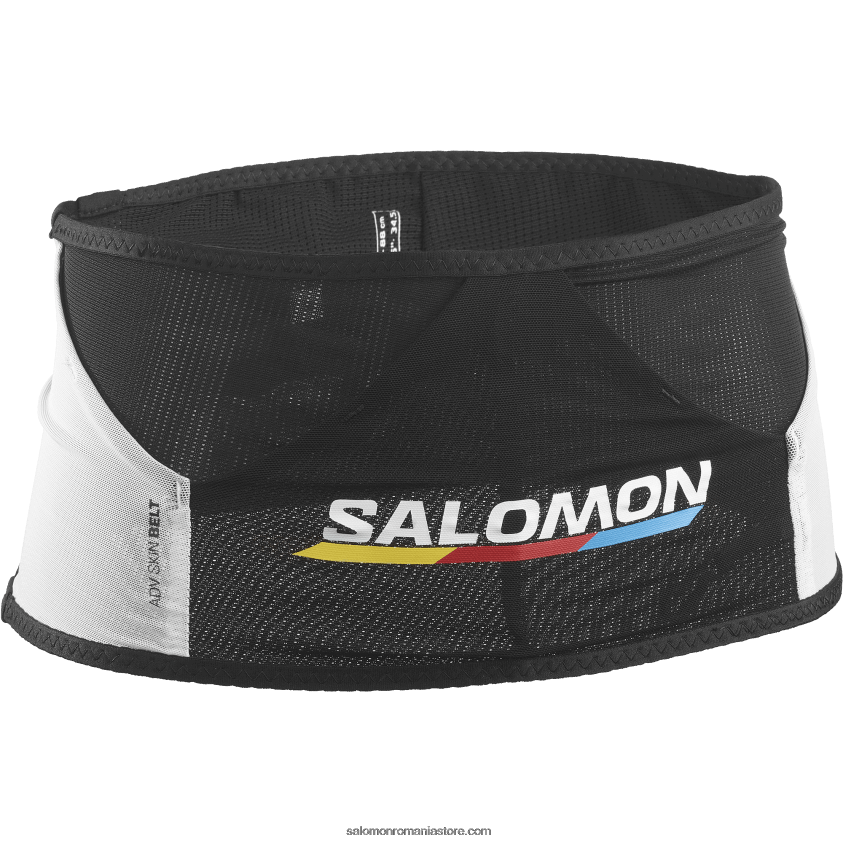 Salomon alb negru centura barbati - adv skin race flag 6D8X2J316