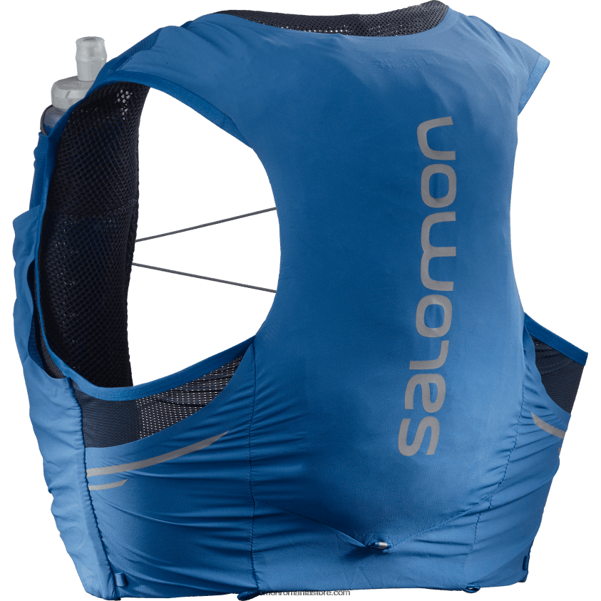 Salomon albastru nautic/abanos/dispoziție indigo vestă de alergare pentru bărbați cu baloane incluse - sense pro 5 6D8X2J337