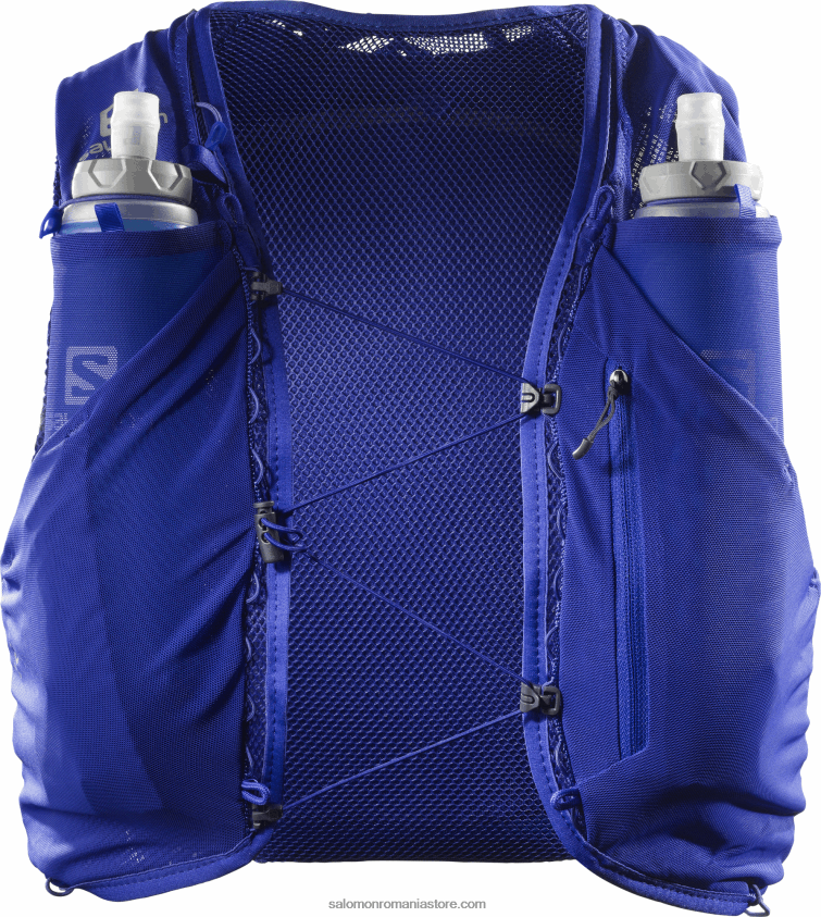 Salomon clematis albastru/abanos vestă de alergare bărbați cu baloane incluse - adv skin 5 6D8X2J355