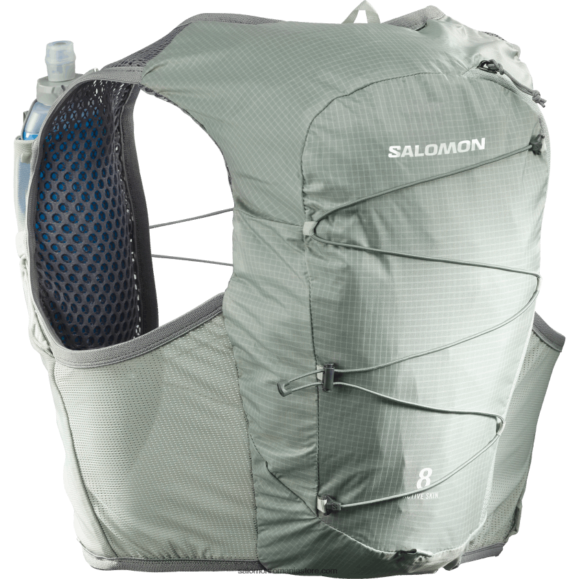 Salomon fier forjat/salvie sedona vestă de alergare pentru bărbați cu baloane incluse - piele activă 8 6D8X2J323