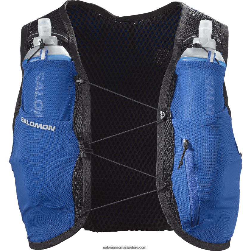Salomon naviga pe web/negru vestă de alergare pentru bărbați cu baloane incluse - piele activă 4 6D8X2J332