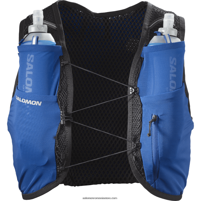 Salomon naviga pe web/negru vestă de alergare pentru bărbați cu baloane incluse - piele activă 8 6D8X2J326