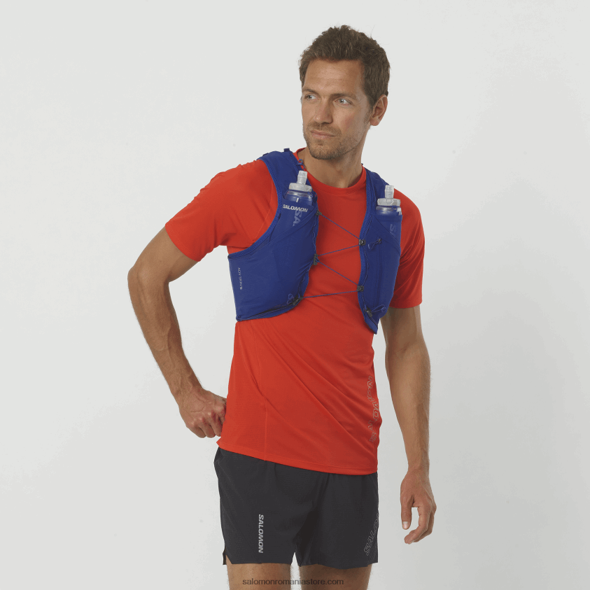 Salomon navigheaza pe internet vestă de alergare bărbați cu baloane incluse - adv skin 5 6D8X2J321