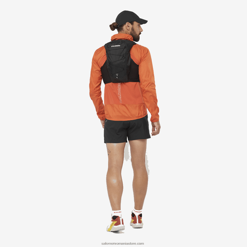 Salomon negru vestă de alergare pentru bărbați cu baloane incluse - piele activă 8 6D8X2J325