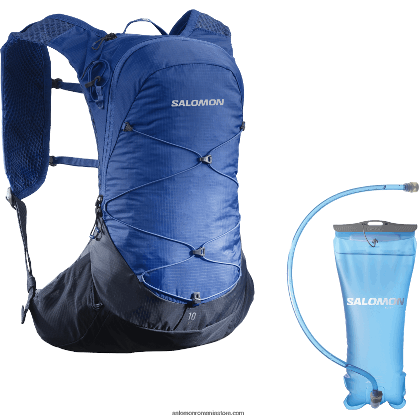 Salomon albastru nautic/indigo de dispoziție geanta de drumetie barbati - xt 10 vezica urinara 6D8X2J359