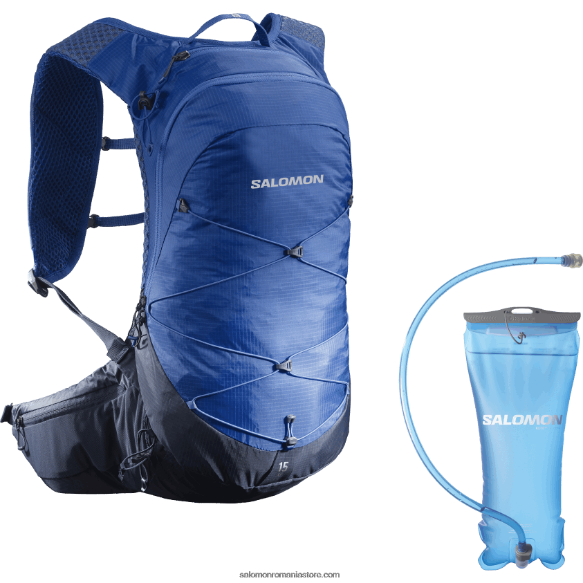 Salomon albastru nautic/indigo de dispoziție geanta de drumetie barbati - xt 15 vezica urinara 6D8X2J377
