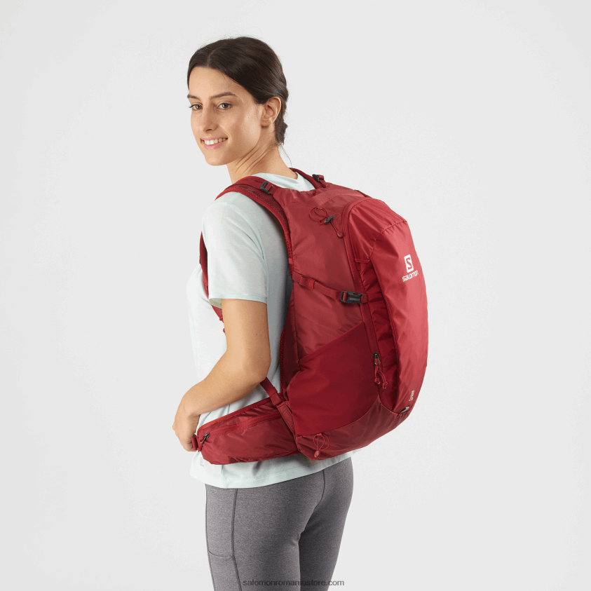 Salomon ardei iute/dalia rosie/abanos geantă de zi cu zi pentru bărbați - trailblazer 30 6D8X2J367