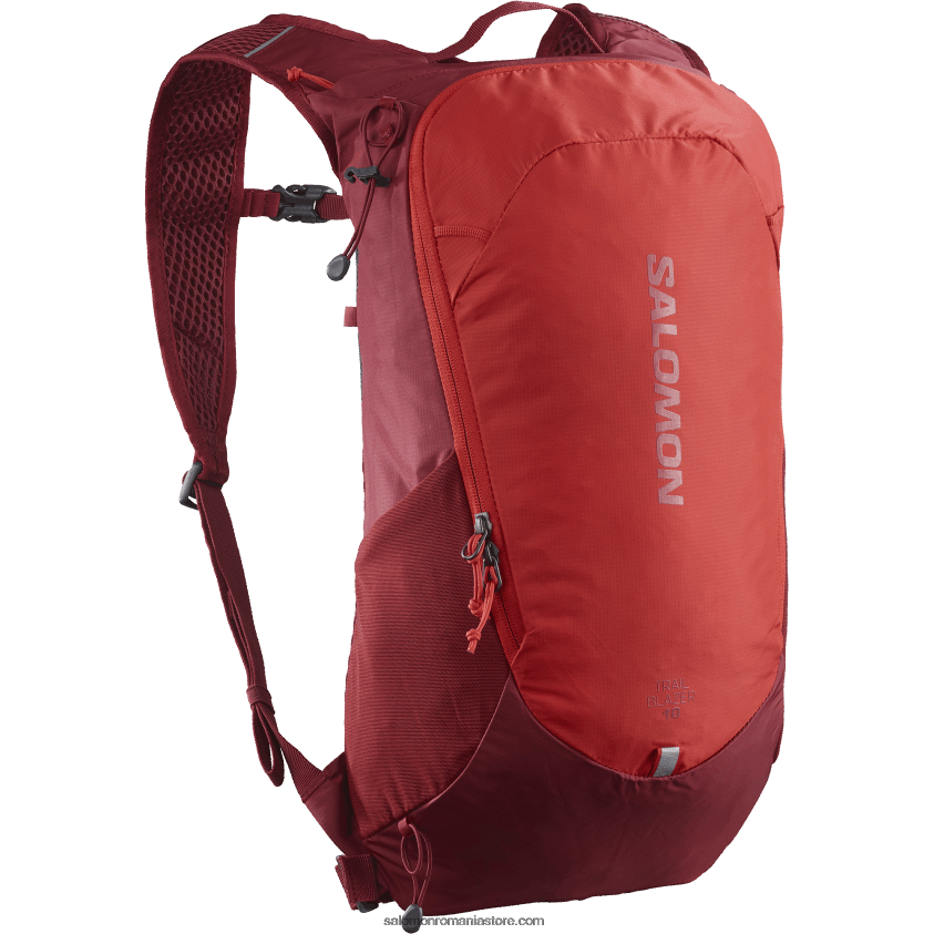 Salomon aura portocaliu/roșu bicicletă geantă de zi cu zi pentru bărbați - trailblazer 10 6D8X2J361
