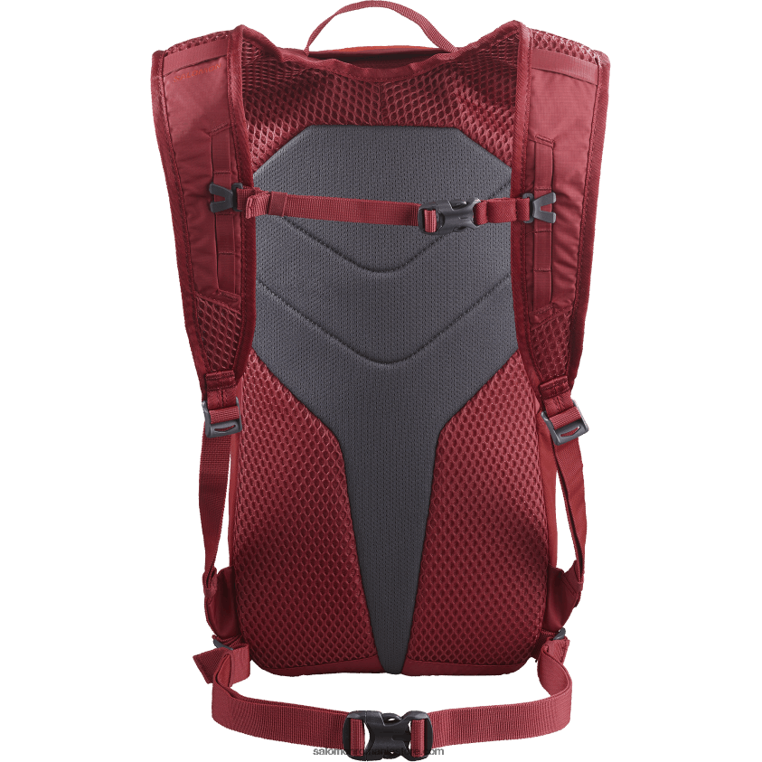 Salomon aura portocaliu/roșu bicicletă geantă de zi cu zi pentru bărbați - trailblazer 10 6D8X2J361