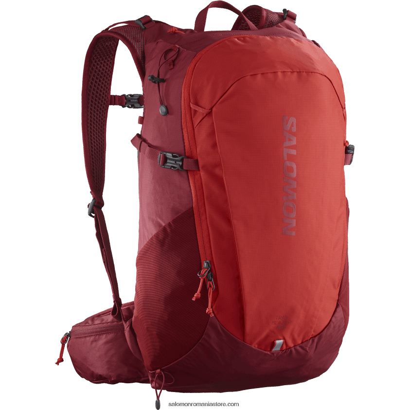 Salomon aura portocaliu/roșu bicicletă geantă de zi cu zi pentru bărbați - trailblazer 30 6D8X2J366