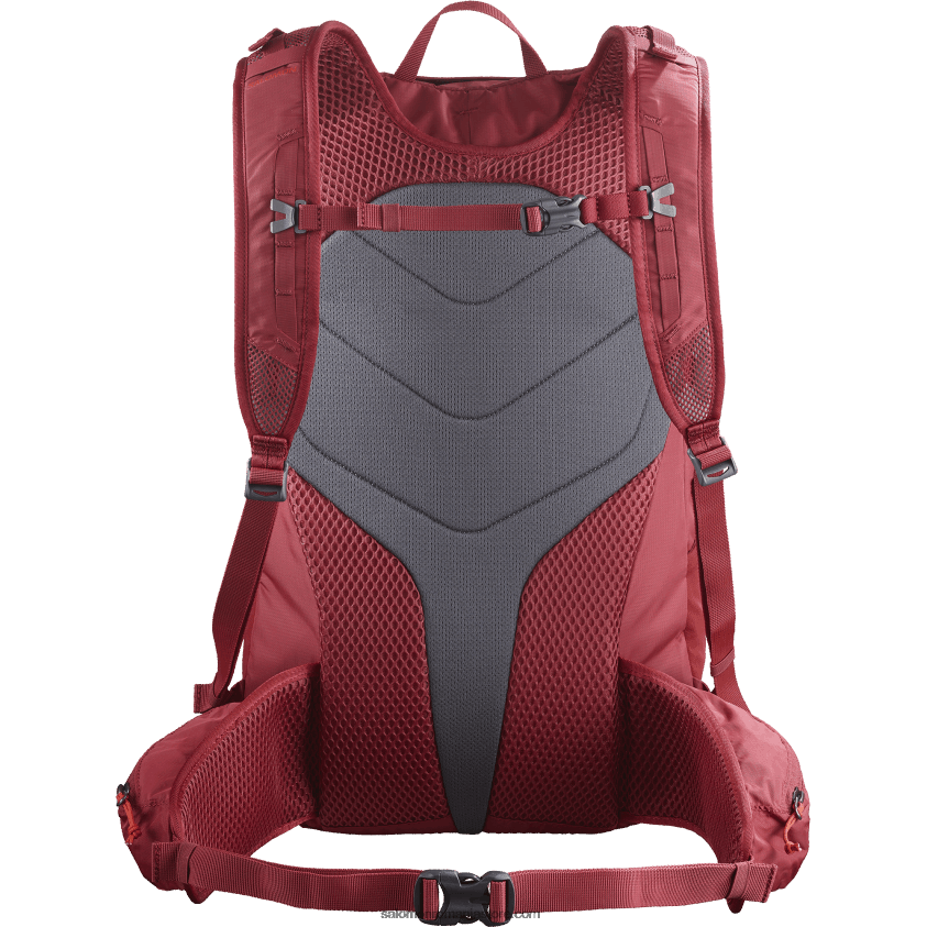 Salomon aura portocaliu/roșu bicicletă geantă de zi cu zi pentru bărbați - trailblazer 30 6D8X2J366