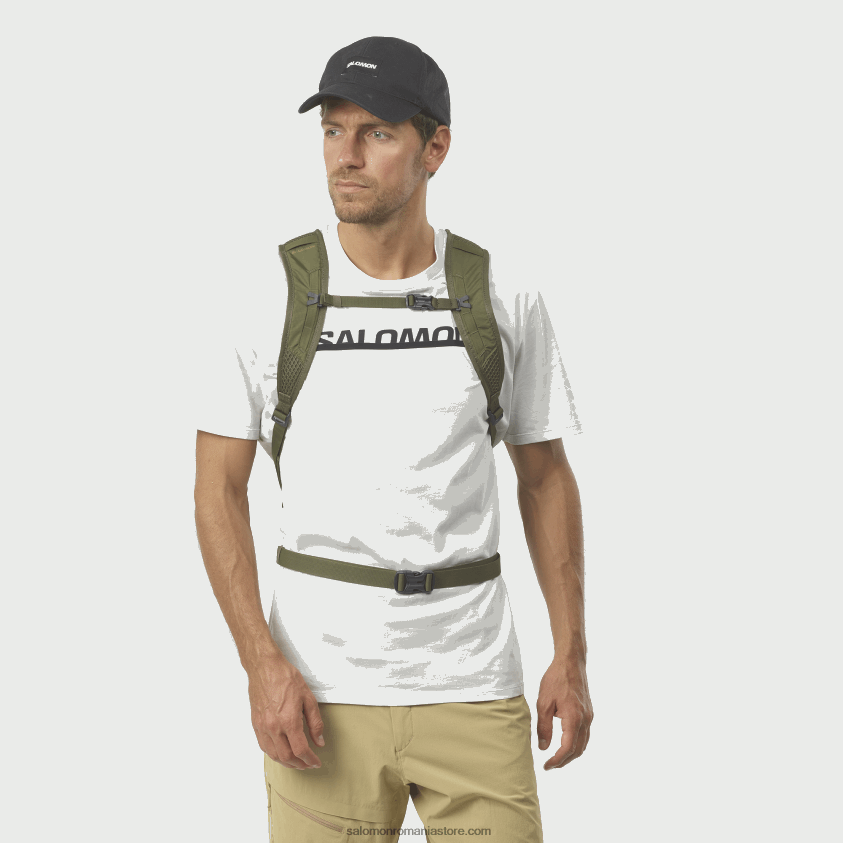 Salomon martini olive/olive night/abanos geantă de zi cu zi pentru bărbați - trailblazer 10 6D8X2J363