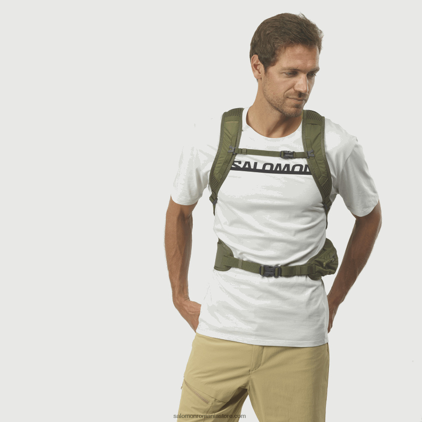 Salomon martini olive/olive night/abanos geantă de zi cu zi pentru bărbați - trailblazer 20 6D8X2J374