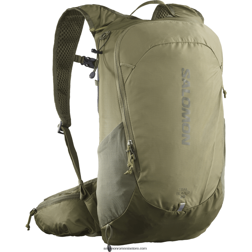 Salomon martini olive/olive night/abanos geantă de zi cu zi pentru bărbați - trailblazer 20 6D8X2J374