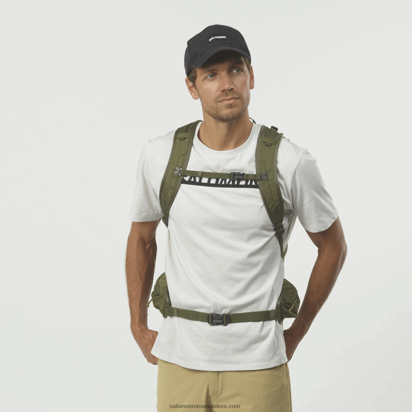 Salomon martini olive/olive night/abanos geantă de zi cu zi pentru bărbați - trailblazer 30 6D8X2J369