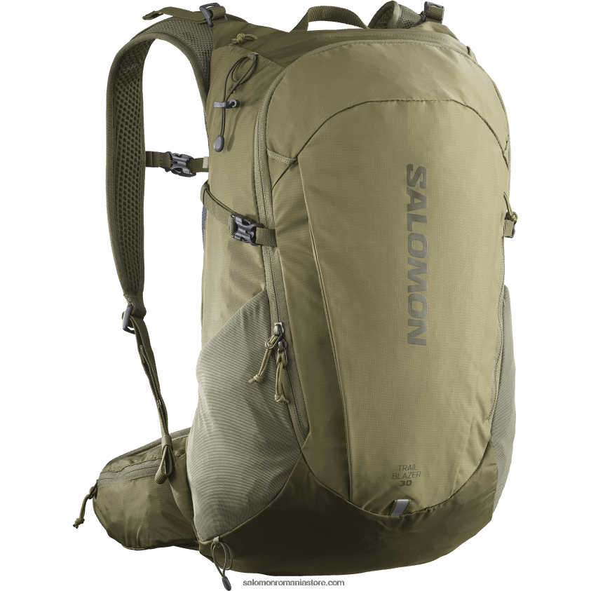 Salomon martini olive/olive night/abanos geantă de zi cu zi pentru bărbați - trailblazer 30 6D8X2J369