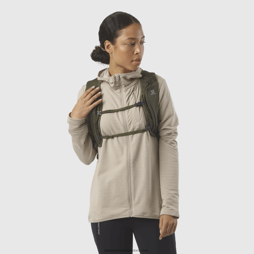 Salomon olive night/martini olive geantă de drumeție pentru bărbați - xt 10 6D8X2J1205