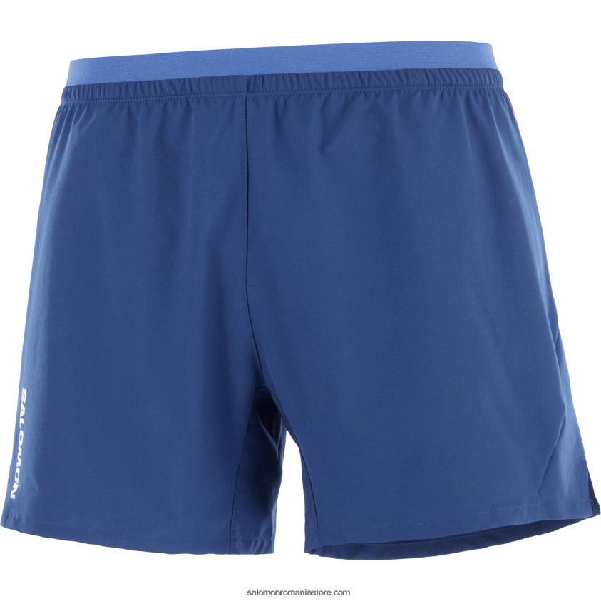Salomon bujor bleumarin pantaloni scurți pentru bărbați - cruce 5 6D8X2J273