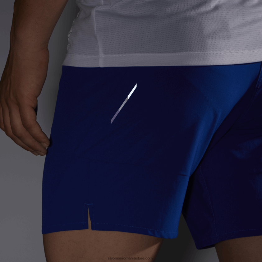 Salomon navigheaza pe internet pantaloni scurți pentru bărbați - cruce 7 6D8X2J294