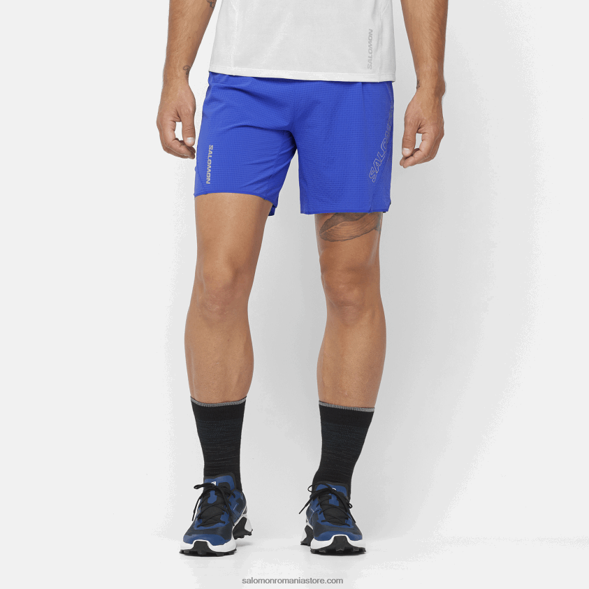 Salomon navigheaza pe internet pantaloni scurți pentru bărbați - sense aero 7 6D8X2J286