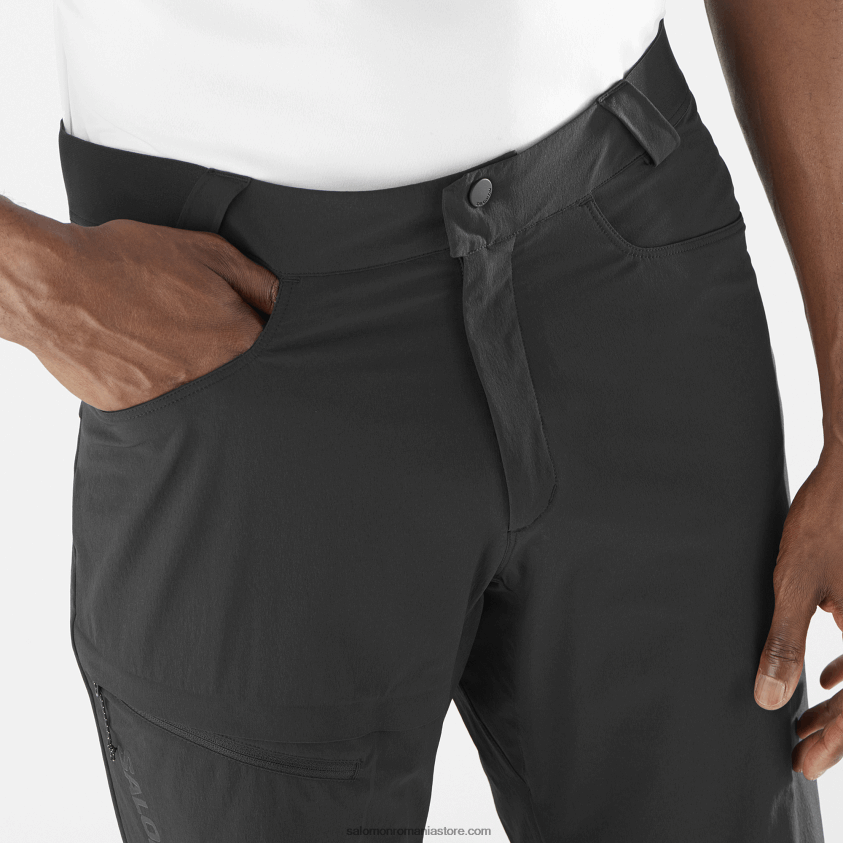 Salomon negru adânc pantaloni scurți bărbați - wayfarer 6D8X2J298