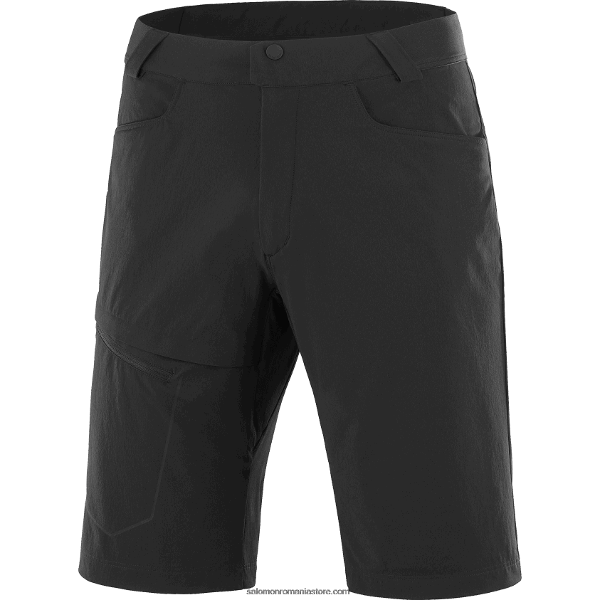 Salomon negru adânc pantaloni scurți bărbați - wayfarer 6D8X2J298
