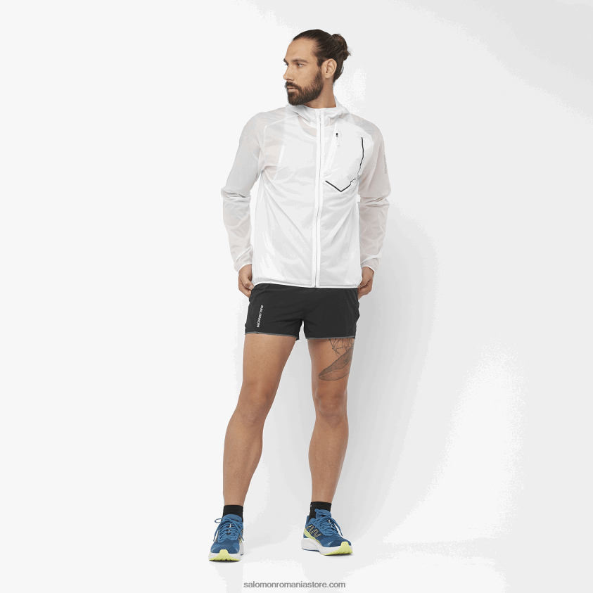 Salomon negru adânc pantaloni scurți pentru bărbați - sense aero 3 6D8X2J288