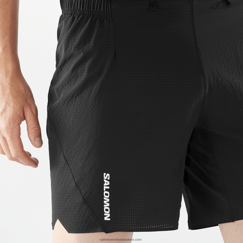 Salomon negru adânc pantaloni scurți pentru bărbați - sense aero 7 6D8X2J285