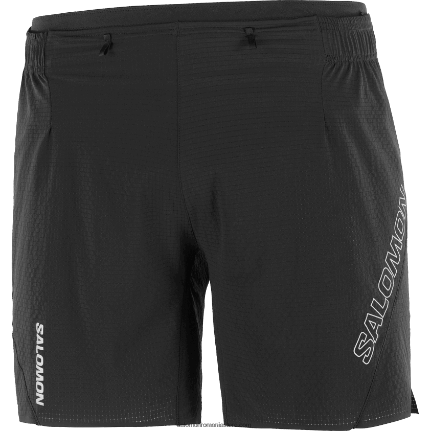 Salomon negru adânc pantaloni scurți pentru bărbați - sense aero 7 6D8X2J285