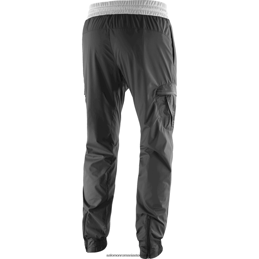 Salomon alb/negru profund pantaloni barbatesti - echipat 6D8X2J247