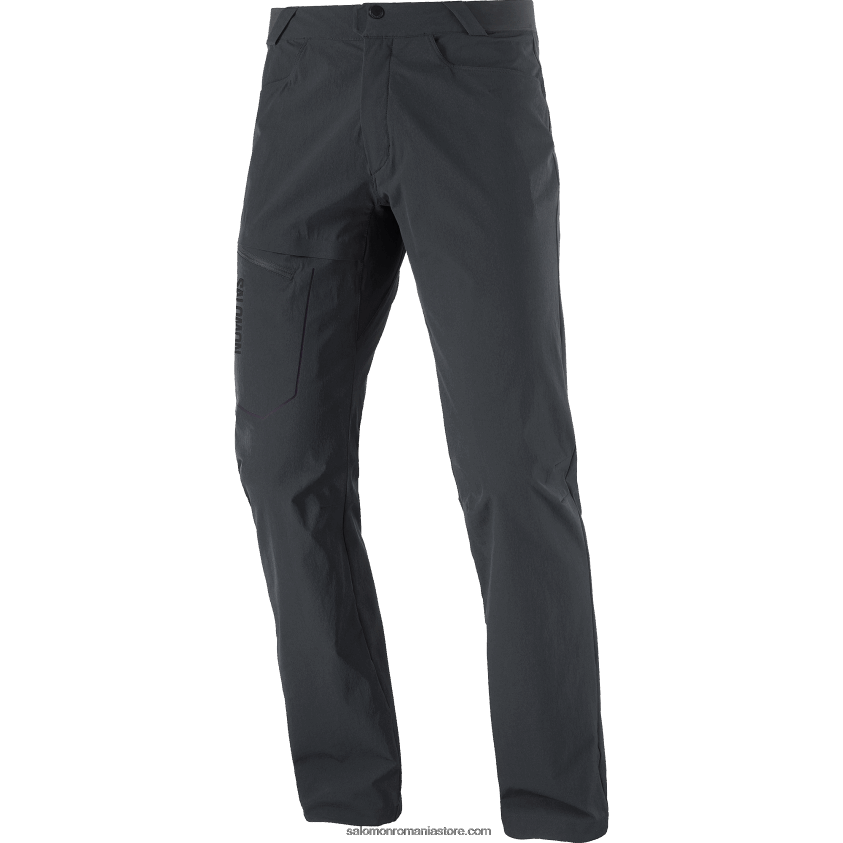 Salomon negru adânc pantaloni bărbați – călător 6D8X2J1201