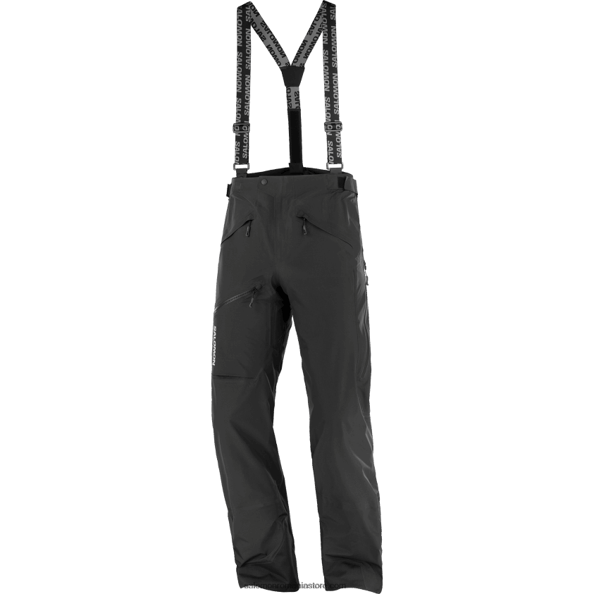 Salomon negru adânc pantaloni barbati - mtn gore-tex 6D8X2J256