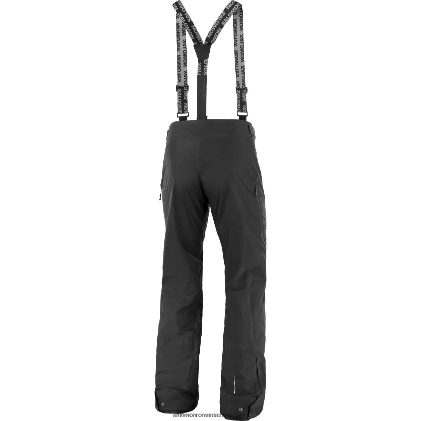 Salomon negru adânc pantaloni barbati - mtn gore-tex 6D8X2J256