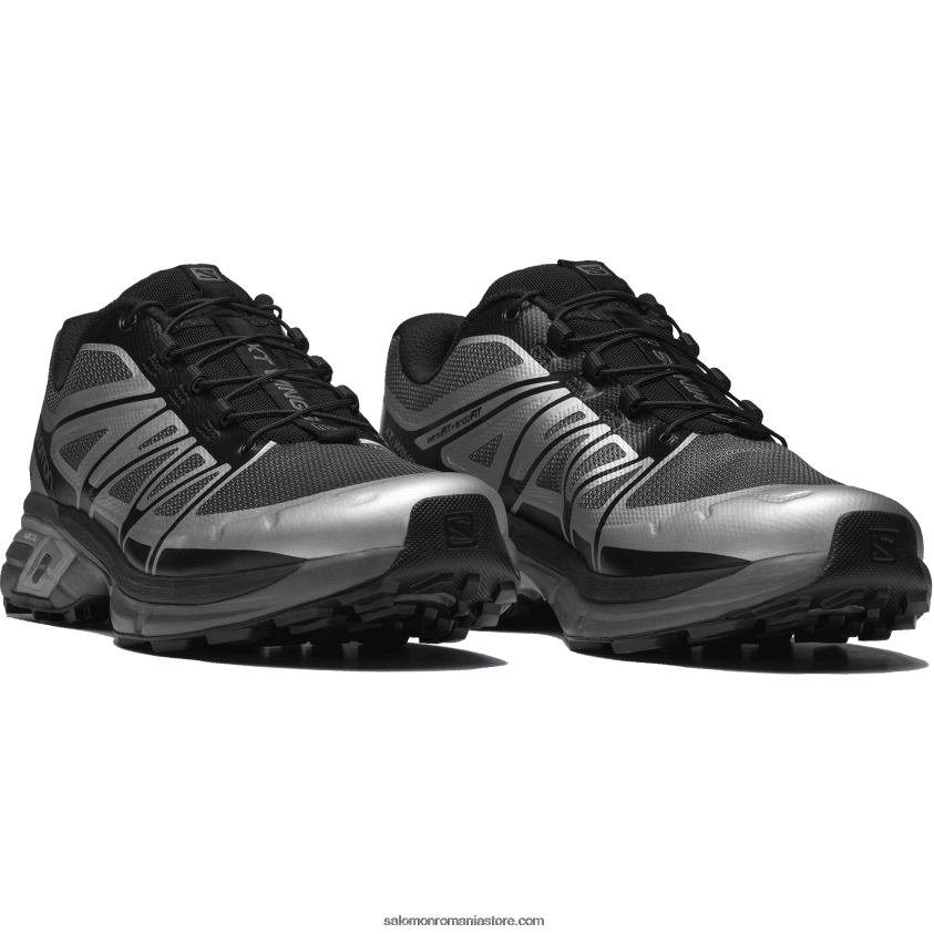 Salomon argintiu/nuanta linistita/negru pantofi sport pentru bărbați - xt-wings 2 6D8X2J188
