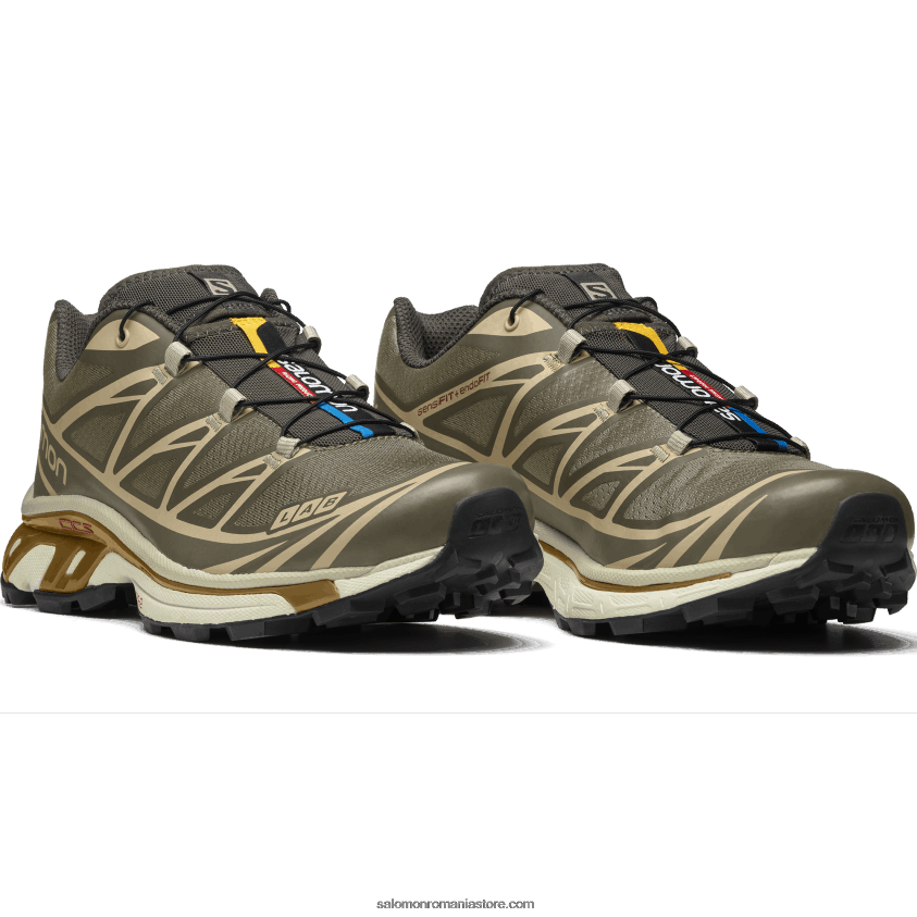 Salomon beluga/pewter/dull gold pantofi sport pentru bărbați - xt-6 6D8X2J71