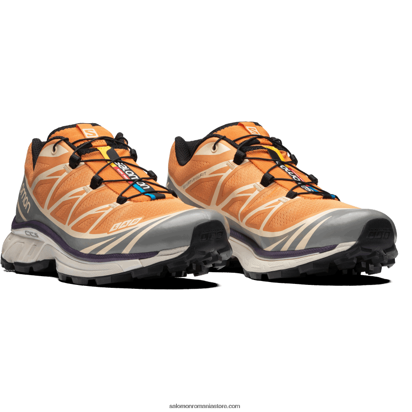 Salomon cais buff/frost gri/velvet morning pantofi sport pentru bărbați - xt-6 6D8X2J73