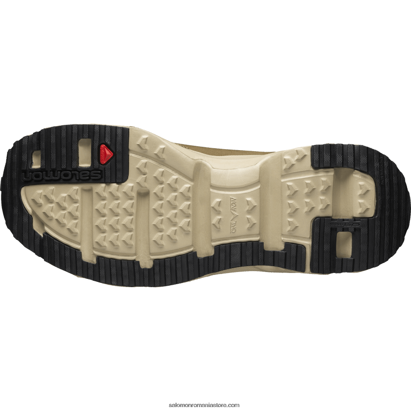 Salomon cangur/safari/negru pantofi sport pentru bărbați - piele rx slide avansată 6D8X2J182