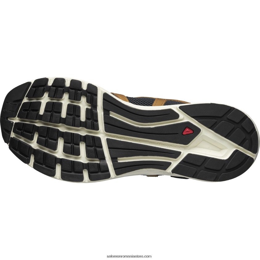 Salomon cauciuc/gheață de vanilie/safir închis pantofi sport pentru bărbați - piele techsonic 6D8X2J177