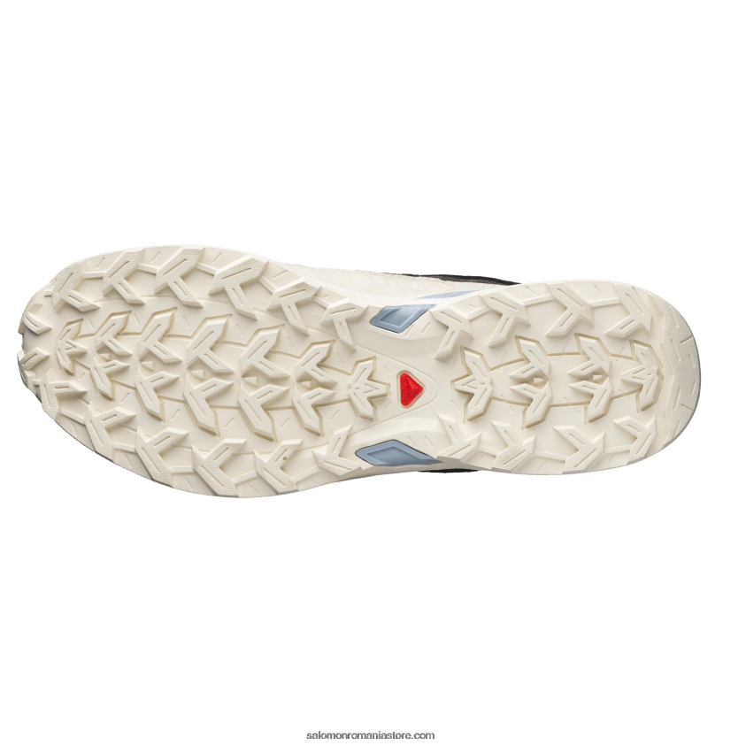 Salomon ciocolată prune/gheață vanilie/zen albastru pantofi sport pentru bărbați - shelter low piele 6D8X2J173