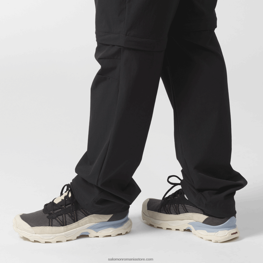 Salomon ciocolată prune/gheață vanilie/zen albastru pantofi sport pentru bărbați - shelter low piele 6D8X2J173