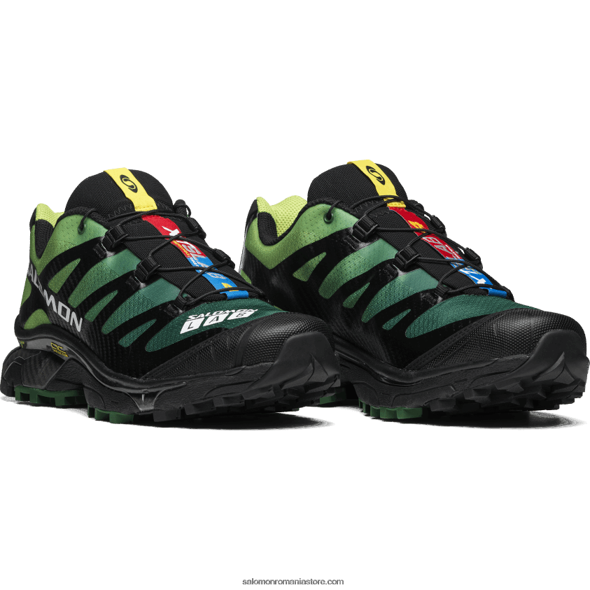 Salomon eden/verde lime strălucitor/alb pantofi sport pentru bărbați - xt-4 og 6D8X2J62