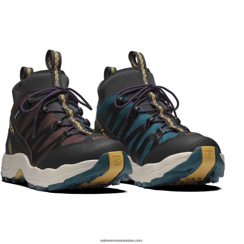 Salomon fondant de ciocolată/lemn de săgeată/negru pantofi sport pentru bărbați - xa pro 1 mid gore-tex 6D8X2J198
