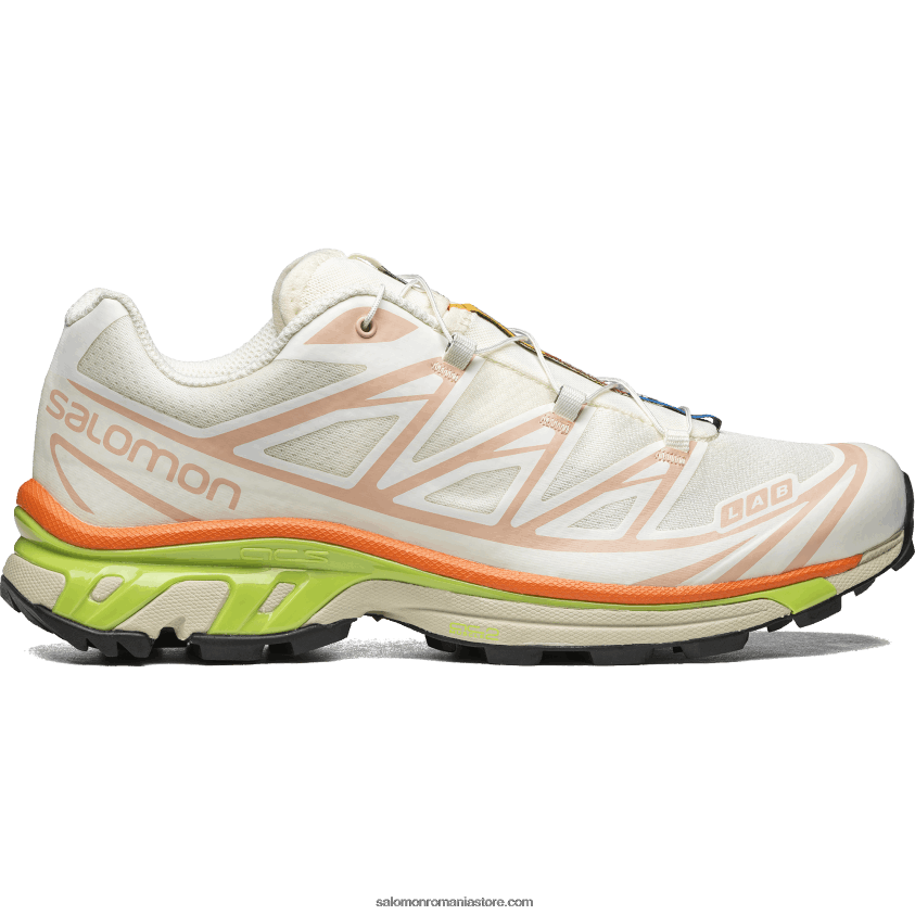Salomon gheață de vanilie/gri pene/nor trandafir pantofi sport pentru bărbați - xt-6 6D8X2J82