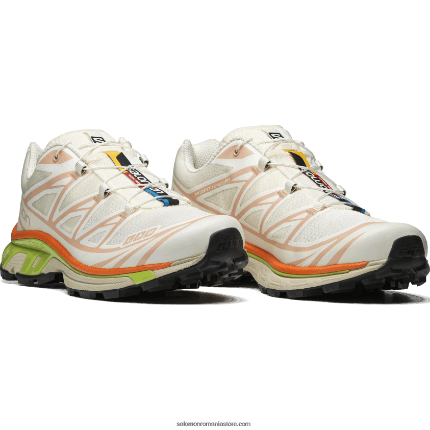 Salomon gheață de vanilie/gri pene/nor trandafir pantofi sport pentru bărbați - xt-6 6D8X2J82